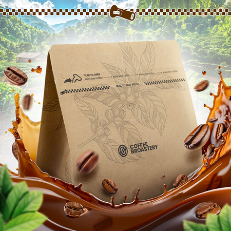 Кавові зерна Coffee Broastery - Brazil Mogiana Premium 1 кг