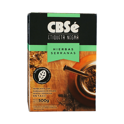 CBSé Etiqueta Negra – Hierbas Serranas 0,5 кг