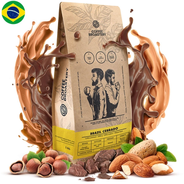 Кавові зерна Coffee Broastery - Brazil Cerrado Premium 1 кг