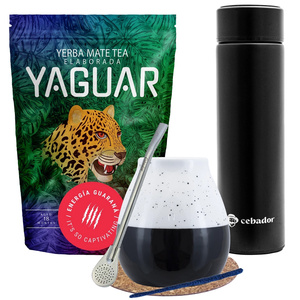 Набір Yerba Mate Yaguar Energia 500г + термос