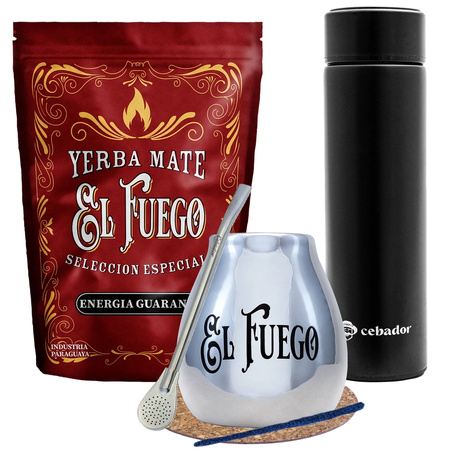 Набір термосів Yerba Mate El Fuego Energia 500 г