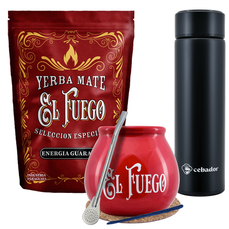 Набір термосів калабаш Yerba Mate El Fuego MOC 500г