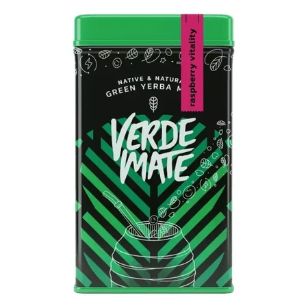 Yerbera - Жерстяна банка + Verde Mate Зелена малина Vitality 0,5 кг 