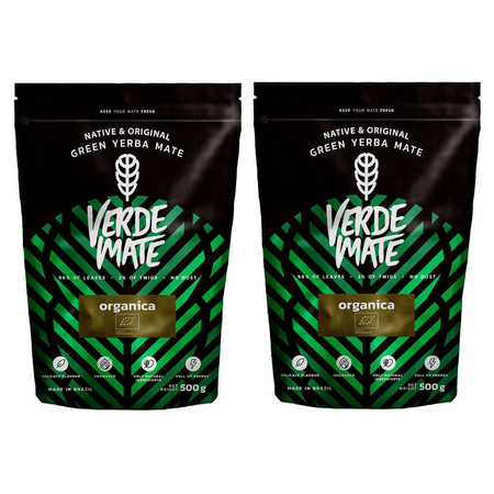 2 x Verde Mate Green Organica 0,5 кг (1 кг)