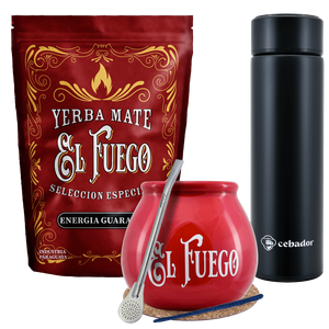 Набір термосів калабаш Yerba Mate El Fuego MOC 500г