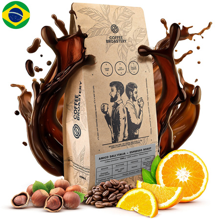 Кавові зерна Coffee Broastery - Amico dall'Italia Espresso Roast 400 г