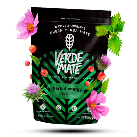 Набор Startowy dla dwojga Йерба Мате Verde Mate Herbal Energy 500 г + Verde Mate Cactus de juarez 500 г