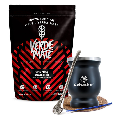 Набір Єрба-Мате Verde Mate Energia Guarana 500г TermoMate + Бомбілла