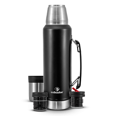 Термос Cebador Largoinox 1,2 л – чорний