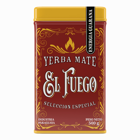 Yerbera – Банка з El Fuego Energia Guarana 0,5 кг 