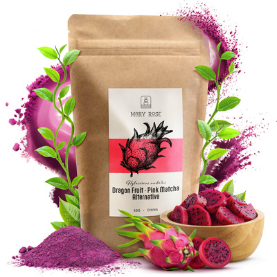 Mary Rose – Pink Matcha Alternative – Пітайя (порошок) 50 г